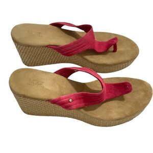UGG Zamora Espadrilles Women's Sz US 8.5 | EU 39.5 Wedge Flip Flop Sandals Shoes